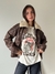 Remera Oversized Rolling Stones Crema