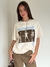 Remera Oversized "Blondie" Crema - Feria Bajo Costo