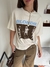 Remera Oversized "Blondie" Crema - comprar online