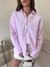 Camisa Rayada Chica Portuguesa Rosa Chic - Feria Bajo Costo