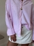 Camisa Rayada Chica Portuguesa Rosa Chic - comprar online