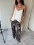 Top Lencero Saten Ginebra Crema - tienda online