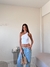Musculosa Morley "Asimétrica" Organic Blanca - Feria Bajo Costo