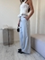 Pantalon Sastrero Jade Stone Gris Perlado - Feria Bajo Costo