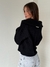 Camperita Tejida Zipper Felicidad Negro - tienda online