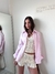 Camisa Oversized "No idea" Rosa en internet