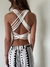 Top Tremenda Espalda Crema - comprar online