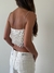 Top Lentejuelas Una Locura Crema - tienda online