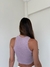 Musculosa Crop Tachitas Orquidea - Feria Bajo Costo