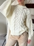 Sweater Sheep Trenzado Off White en internet