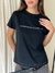 Remera Costura A la Vista, Baby Negra - tienda online