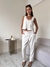 Pantalon Sastrero Lino Besito Crema - tienda online