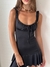 Vestido Volados Cutie Pie Negro - Feria Bajo Costo