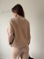 Sweater Bordado "Los Angeles" Crema - Feria Bajo Costo
