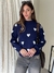 Sweater Muchoosss Corazones Navy Blue - tienda online