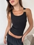 Musculosa Morley Arandela Organica Negra