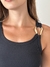 Musculosa Morley Arandela Organica Negra - comprar online