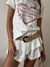 Remera Little Heart Crema