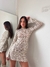 Vestido Crochet Lentejuelas - Feria Bajo Costo