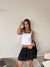 Imagen de Musculosa Puntillitas Monita Blanca