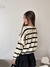 Sweater Rayado Miss Polly Crema - tienda online