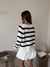Sweater Tejido de Algodón Bimba Rayado - comprar online