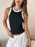Musculosa Combinada Eclipse Lunar Negra - Feria Bajo Costo