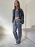 Jogger Palazzo Desencajao Gris Segunda Selección - comprar online