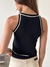Musculosa Tejida Billy Girls Negra - comprar online