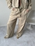 Jogger Rustico Palazzo Full Detalles Crema - comprar online