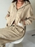 Campera Rustico Doble Cierre Full Detalles Crema en internet