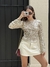 Imagen de Remera Crochet Lentejuelas Dorada