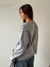 Sweater Tejido Premium "Muyyy Lo Más" Gris Claro en internet