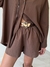Short Relaxed Fit. Chocolate - comprar online