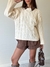 Sweater Trenzado Pekin Crema en internet