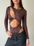 Body Herraje Argollitas Chocolate - comprar online
