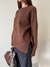 Imagen de Sweater Tajos Justina, Love. Chocolate
