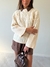 Sweater Trenzado Pekin Crema - comprar online