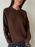 Sweater Tajos Justina, Love. Chocolate - Feria Bajo Costo