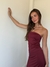 Vestido Strapples Lycra Apasionada Guinda en internet