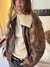 Campera Cuello Desmontable Rockstar Chocolate - comprar online