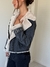 Campera Denim + Fur Lucky Me Negra en internet