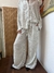 Pantalon Palazzo Formentera Beach, Love Blanco - Feria Bajo Costo