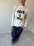 Sweater Rock & Roll Off White - Feria Bajo Costo