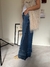 Jean Super WideLeg "Dobladillo Doble" Lavado Azul en internet