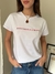 Remera Costura A la Vista, Baby Blanca - comprar online