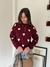 Sweater Muchoosss Corazones Guinda en internet