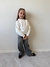 Sweater Tejido Kids Brillitossss Off White - Feria Bajo Costo