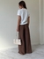 Maxi Palazzo Bambula Queen Serena Chocolate Lino - comprar online