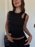 Musculosa "No Tan Básica" Negra